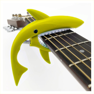 Taifun SharkCapo Light Green | Kapodaster | Capodaster | Ukulele, Gitarre | NEU