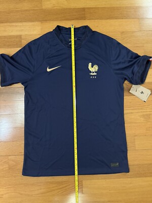 New M Nike France 2022/23 World Cup Stadium Home Soccer