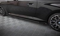 Seitenschweller Ansatz Flaps FüR BMW 2Er Coupe G42 Schwarz Hochglanz Competition