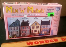 MODEL RAILROAD BUILDING structure model layout Nice Mix Match House