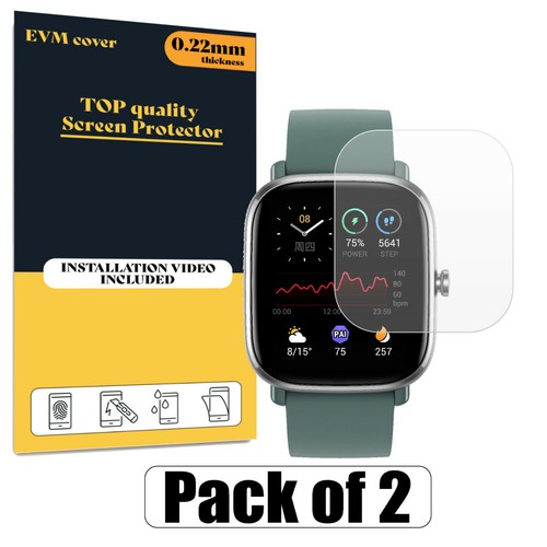 Funda protectora de pantalla para Amazfit GTS 2 Mini Película Transparente  | eBay