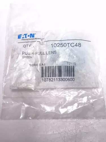 EATON CUTLER HAMMER 10250TC48 PUSH PULL BUTTON LENS GREEN - 15 AVAILABLE