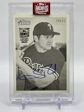 2023 Topps Archives Signature Series #56 Scott Rolen Auto /33 2001 Heritage Reds