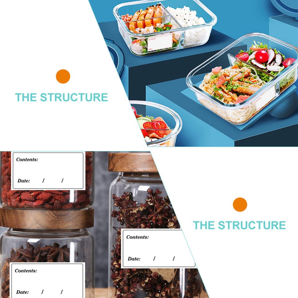 200 Pcs Pantry Container Label Food Labels Jars Kitchen Labels Storage Bins eBay