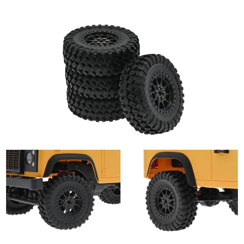 MN D90 MN98 MN99S MN82 WPL C14 C24 C34 B14 B24 70mm Tire Tyres Wheel RC Car PaYZ - Image 3 of 4