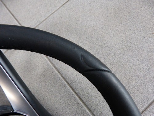 Mercedes Benz W156 Gla W176 a-Class Leather Steering Wheel Black - Picture 6 of 16