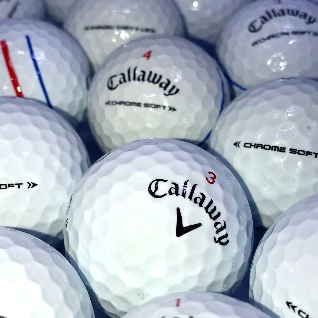 48 Premium AAA White & Triple Trac Callaway Chrome Soft/ Chrome Soft X/X LS