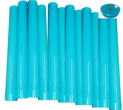 12 m Brunnenrohr Set mit Filterrohr DN150 Brunnenrohre 6" und Brunnendeckel 6"