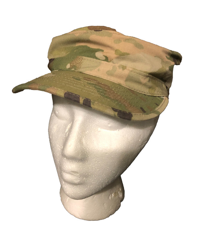 Military Cap Size 7 1/8 Multicam Hot Weather Camouflage Hat Unisex #49