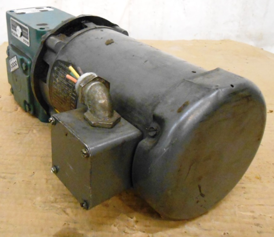 BALDOR AC MOTOR, VM3112, 3/4 HP, DODGE TIGEAR REDUCER, Q202Y030N056L1, 30:1 BALDOR AC MOTOR, VM3112, 3/4 HP, DODGE TIGEAR REDUCER, Q202Y030N056L1, 30:1