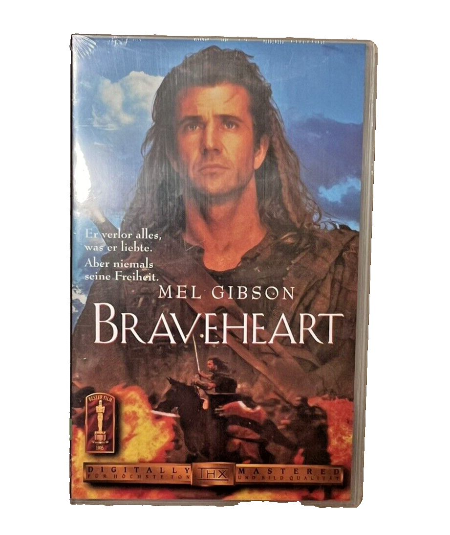 VHS Videokassette Braveheart Mel Gibson