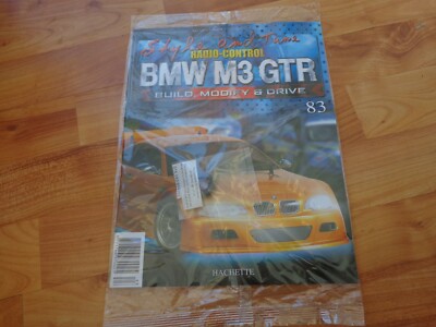 1/10 HACHETTE BUILD THE BMW M3 GTR RC T4SN THUNDER TIGER CAR KIT ISSUE 83