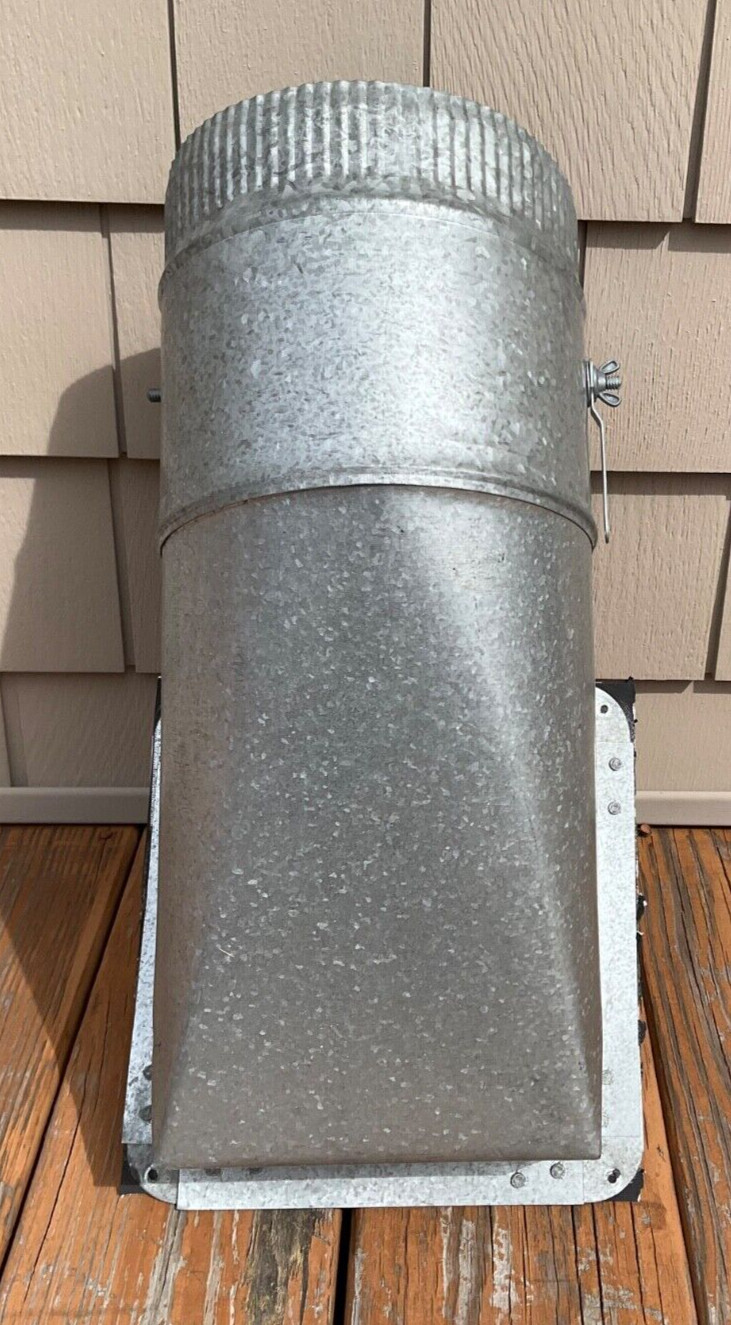 HVAC Duct 7” round stick on top  take off with damper