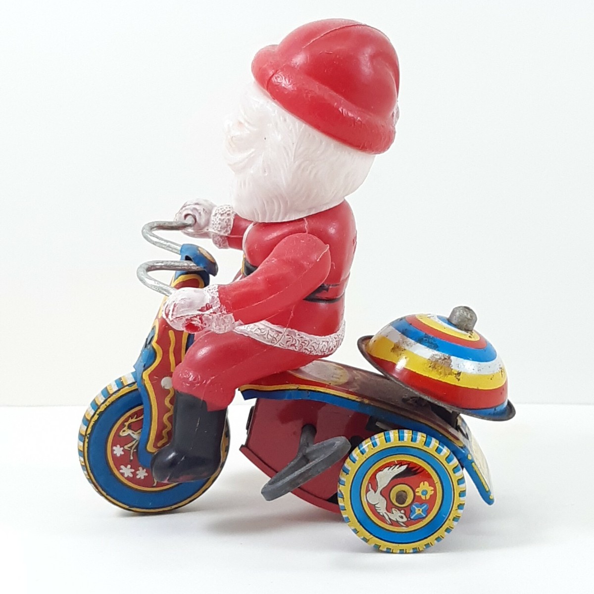 専用他の方購入発送×USA サンタクロース　vintage Vintage Santa Claus on Cycle Tricycle Suzuki Japan Wind Up