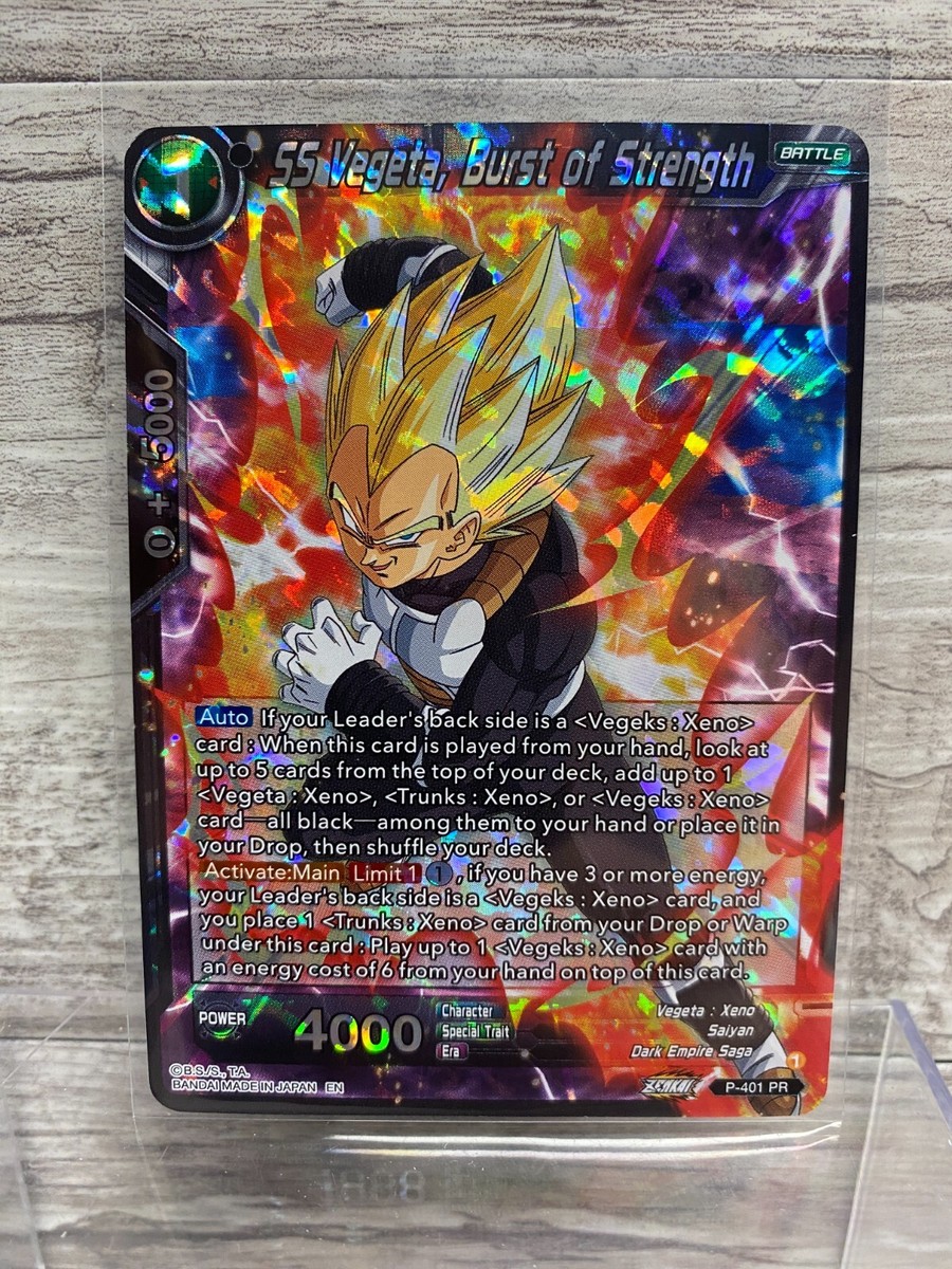 SS Vegeta Burst of Strength Promo Dragon Ball Super Card Game P
