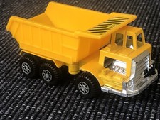 Vintage Tootsietoy Dump Truck Construction Equipment Yellow 4? Diecast 1972