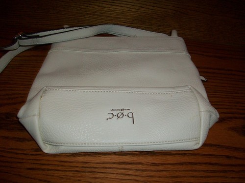 BOC Born Concept White Crossbody Bag NWOT Handbag Purse Faux Leather-Beautiful - Picture 3 of 4