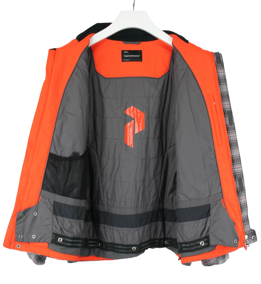 Chaqueta PEAK PERFORMANCE Granate C Para Hombre GRANDE Esquí Acolchada A Cuadros Falda para Nieve Foto 4 de 4
