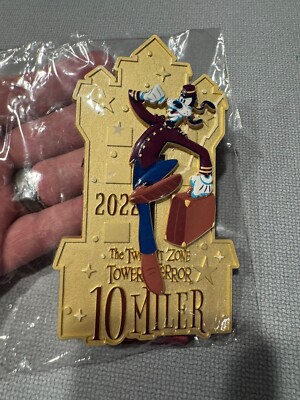 RunDisney Medal Springtime Surprise 10 Miler Tower of Terror 2022 Goofy Disney
