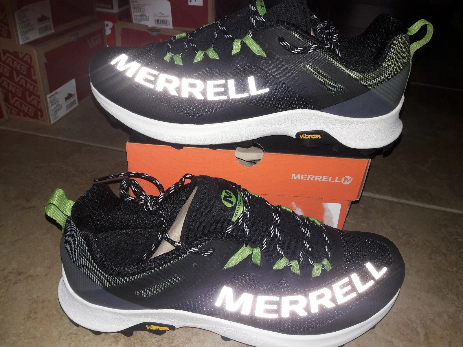 NEW Mens Merrell MTL Long Sky Trail Running Shoes, size 10.5