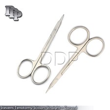Stevens Tenotomy Scissors 4'' Straight  Curved Surgical Instruments