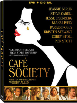 Café Society DVD 2016 Steve Carell, Kristen Stewart, Blake Lively Brand New