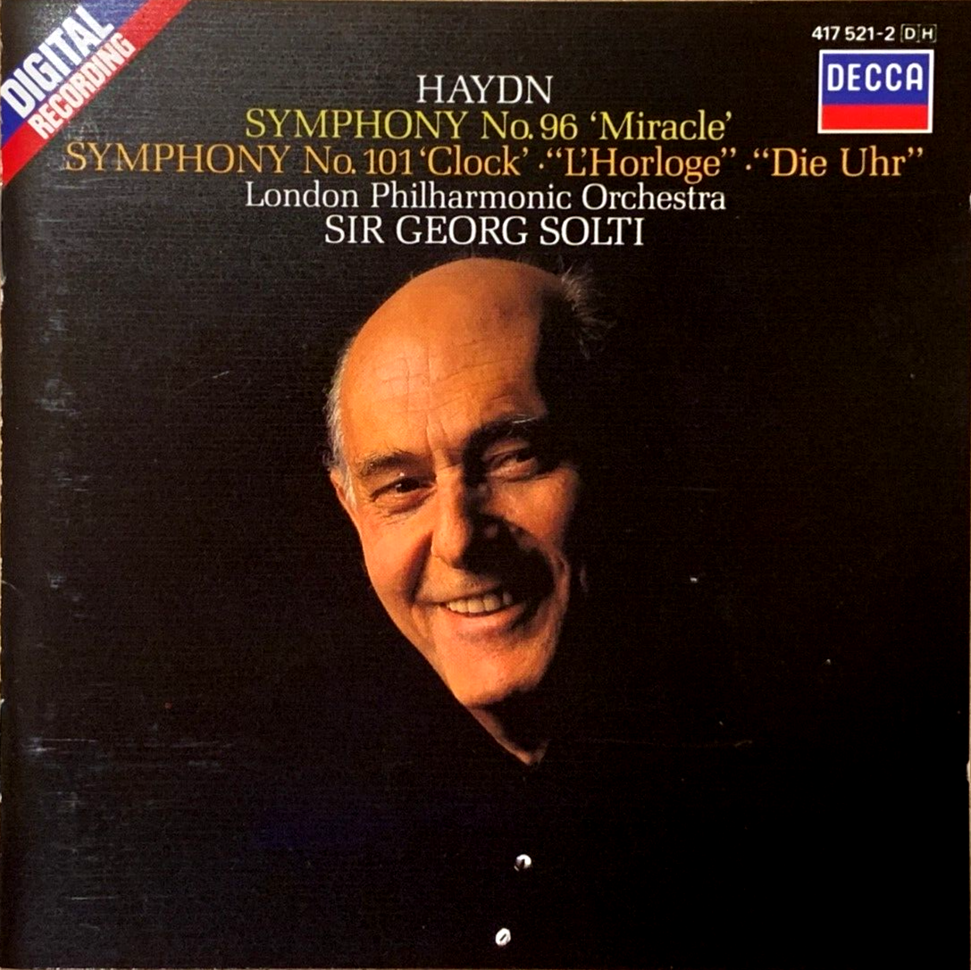 Signed by SIR GEOR SOLTI Haydn The London Symphonies Decca 6 CD
