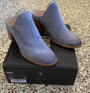 frye suede mules
