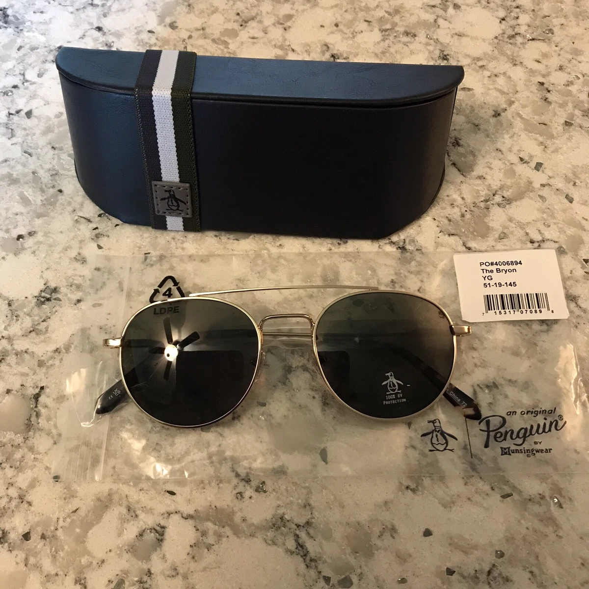 Original Penguin Sunglasses Viper BK 56-15-140 Amazon.com: Original Penguin Men main image 3