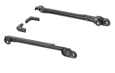 2er Pack IKEA KOMPLEMENT Ausziehschiene für Körbe grau 35cm 13 4/5'' PAX System