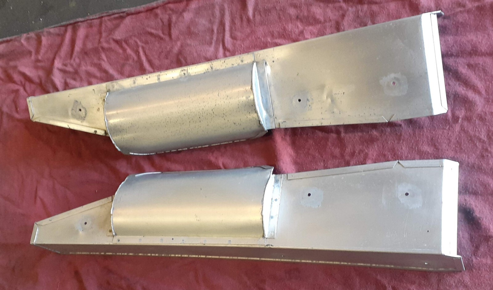 73-89 Aston Martin V8 Vantage Volante front Exhaust Heat Shields