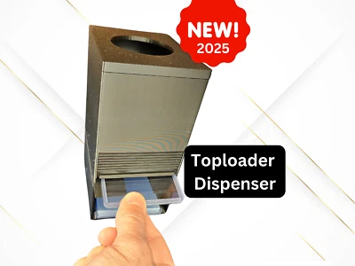 ILLUSION COLLECTIBLES Toploader Dispenser Box- with Penny Sleeves stash and Top Loader dispensing