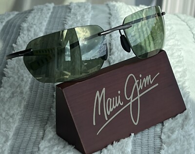 Maui Jim Alakai MJ 743 02D Titanium & Rubber Frame + Maui HT