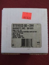 Steveco 90-244 RBM Type 122, 2 Pole Definite Purpose Contactor 30FLA 277VAC