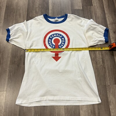 VTG 1996 STONE TEMPLE PIOLTS STP WHITE RINGER PURPLE ALBUM T-SHIRT