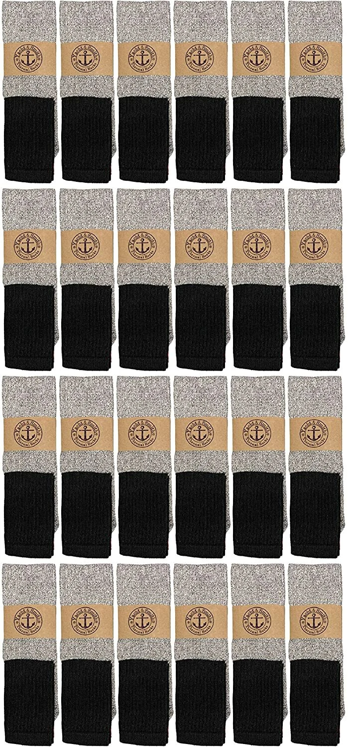 24 PK of Yacht & Smith Mens & Womens Cotton Thermal Crew Socks - Assorted 10-13
Opens in a new windo
