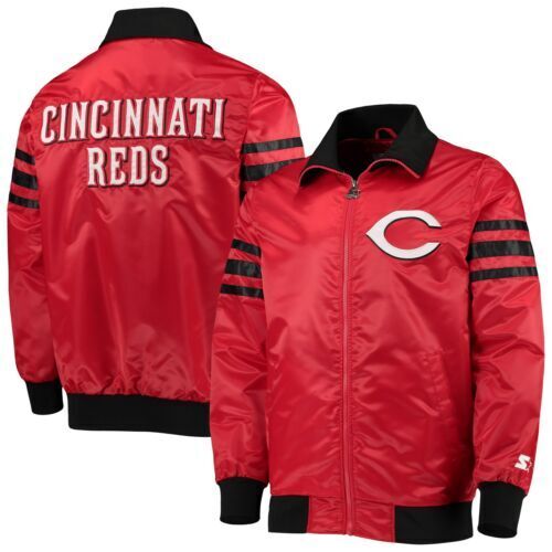 Vintage Cincinnati Reds Jacket Mens 6XL Black MLB Jeff Vintage Cincinnati Reds Jacket Mens 6XL Black MLB Jeff