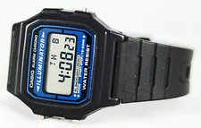 Casio Original Digital Retro Illuminate Watch F-105W-1 Free Shipping Brand New
