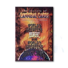 CANNIBAL CARDS WORLD'S GREATEST MAGIC BY L L PUBLISHING DVD - MAGIC TRICKS HOBBY