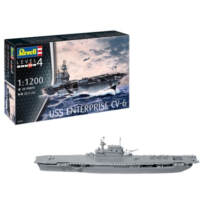 Revell 05824 1:1200 USS Enterprise CV-6