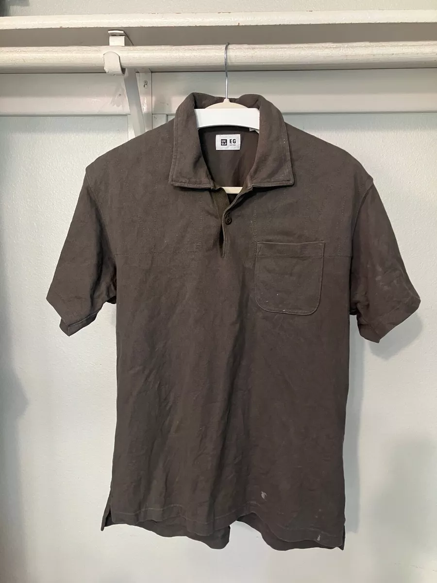 UNIQLO × Engineered Garments EG Polo Shirt Olive Green Used Size L