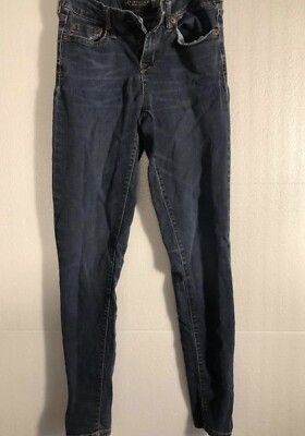 Aeropostale Jeans Medium Wash Stretch Junior Size 4 Reg/Normal EUC