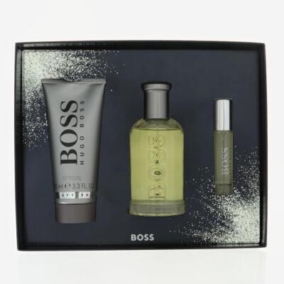 BOSS #6 by HUGO BOSS 3 PIECE GIFT SET - 3.3 OZ EAU DE TOILETTE SPRAY, 0.3 OZ EAU