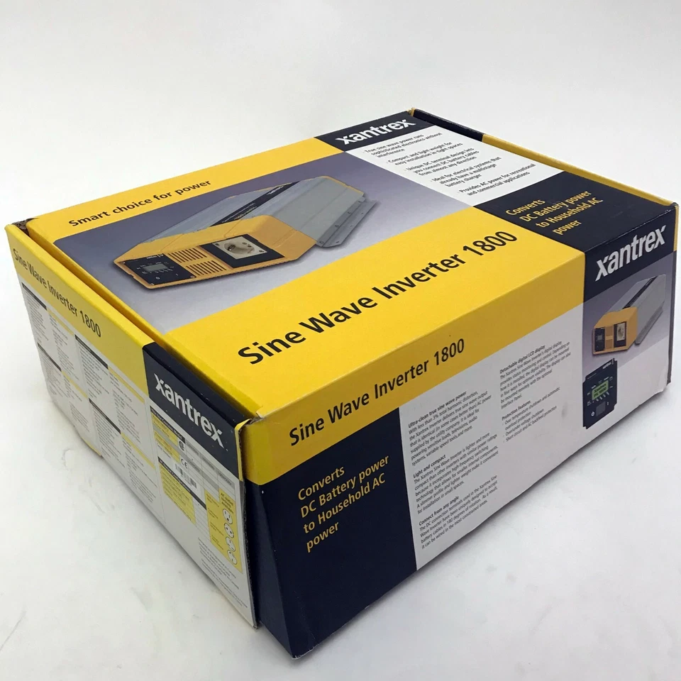 Xantrex Prosine 1800 watt, 24Vdc In, 120Vac Out, GFCI: Solar, Boats, Big Rig, RV - Image 3 of 4