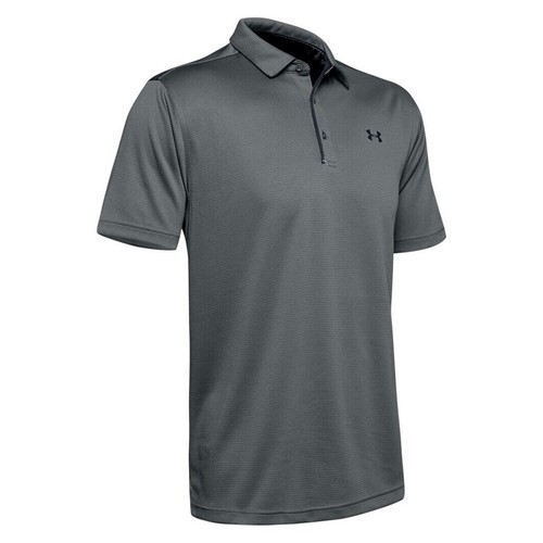 Under Armour Tech Polo Shirt Men's, Performance Golf, Gray 3XL - Picture 4 of 4