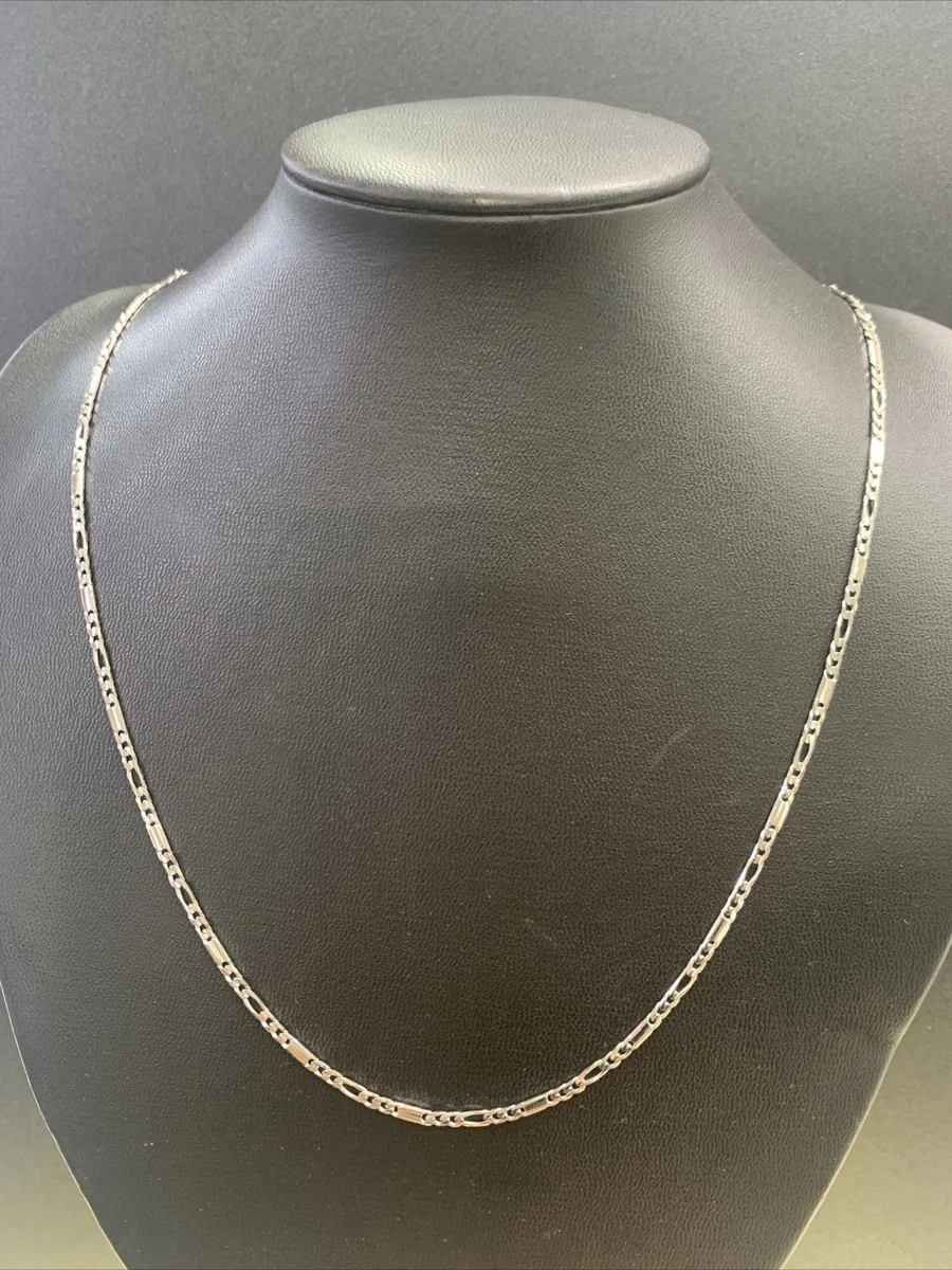 60cm white sale gold chain