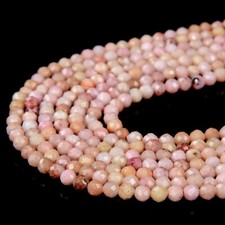 2MM Natural Rhodonite Gemstone Grd A Micro Faceted Round 15 inch 80008862-P13 