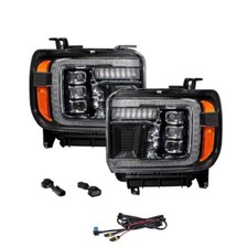 Form Lighting Led Projector Headlights For 2014-2018 Gmc Sierra 1500 (pair)