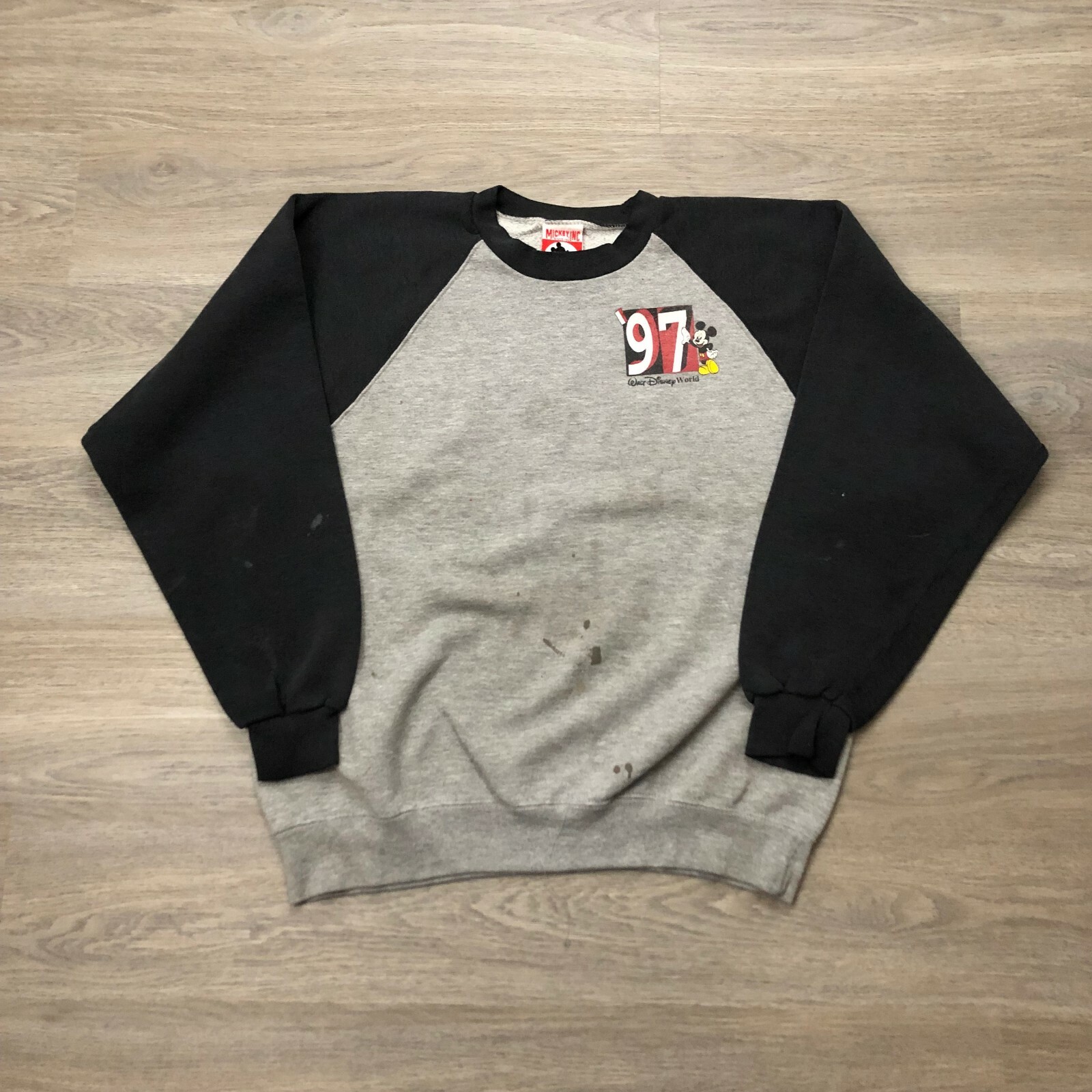 walt disney world grey crew neck