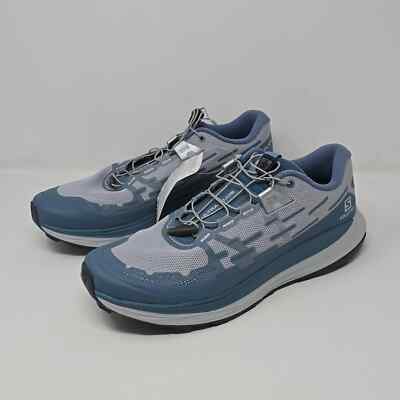 Salomon Ultra Glide Womens Hiking Trail Shoes Blue Grey Size 10